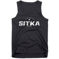 Sitka Alaska Ak Vintage Athletic Sports Tank Top