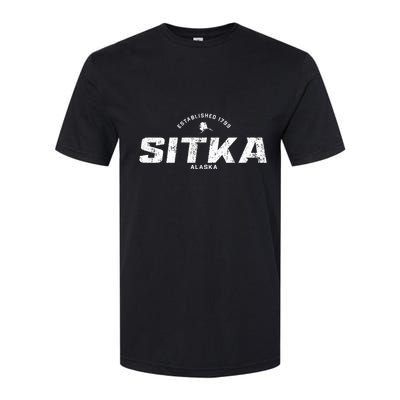 Sitka Alaska Ak Vintage Athletic Sports Softstyle CVC T-Shirt