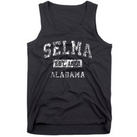 Selma Alabama Al Vintage Established Sports Tank Top