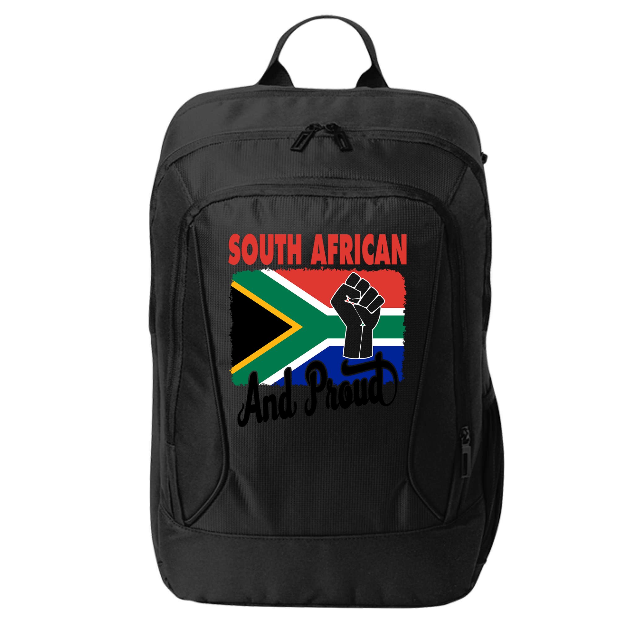 South African And Proud Love South Africa Flag City Backpack