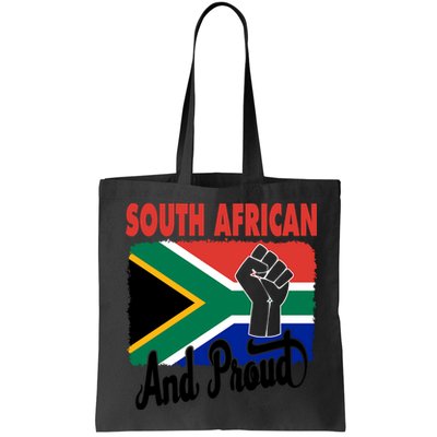 South African And Proud Love South Africa Flag Bag