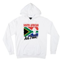 South African And Proud Love South Africa Flag Hoodie