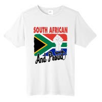 South African And Proud Love South Africa Flag Tall Fusion ChromaSoft Performance T-Shirt