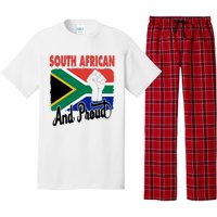 South African And Proud Love South Africa Flag Pajama Set