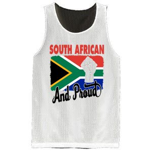 South African And Proud Love South Africa Flag Mesh Reversible Basketball Jersey Tank