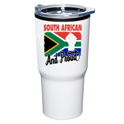 South African And Proud Love South Africa Flag Tumbler