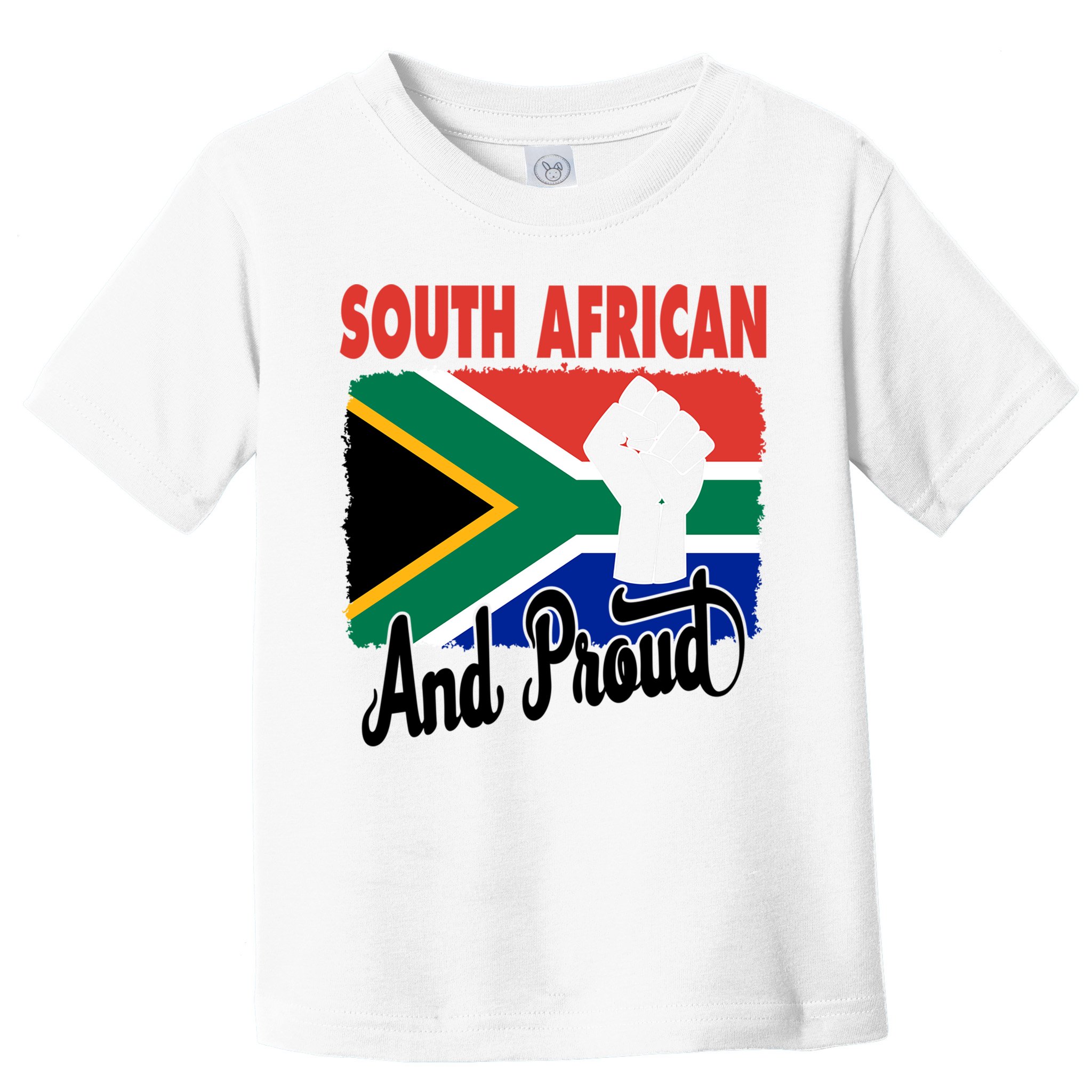 South African And Proud Love South Africa Flag Toddler T-Shirt