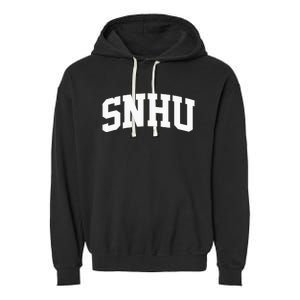 SNHU Athletic Arch College University Alumni Garment-Dyed Fleece Hoodie