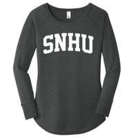 SNHU Athletic Arch College University Alumni Women's Perfect Tri Tunic Long Sleeve Shirt