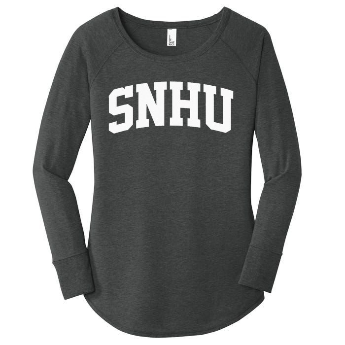 SNHU Athletic Arch College University Alumni Women's Perfect Tri Tunic Long Sleeve Shirt