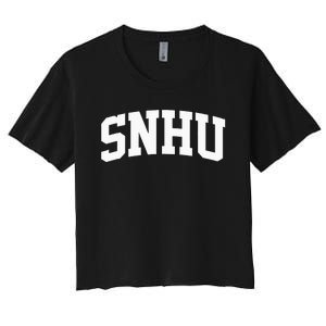 SNHU Athletic Arch College University Alumni Women's Crop Top Tee