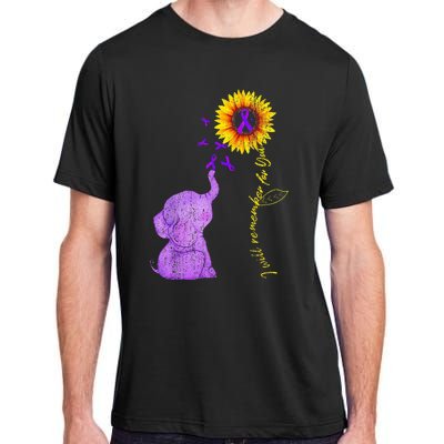 Sunflower Alzheimer Awareness I Will Remember For You TAwa Adult ChromaSoft Performance T-Shirt