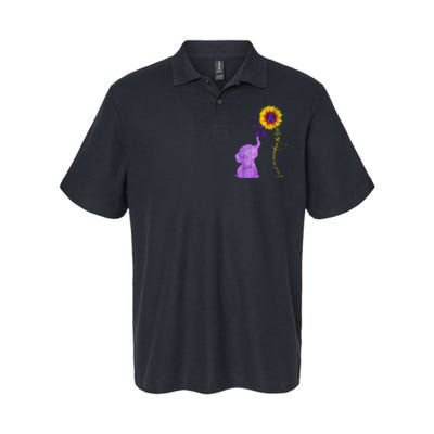 Sunflower Alzheimer Awareness I Will Remember For You TAwa Softstyle Adult Sport Polo