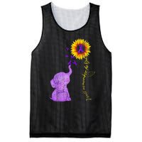 Sunflower Alzheimer Awareness I Will Remember For You TAwa Mesh Reversible Basketball Jersey Tank