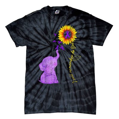 Sunflower Alzheimer Awareness I Will Remember For You TAwa Tie-Dye T-Shirt