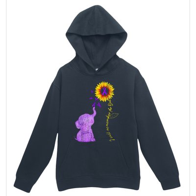 Sunflower Alzheimer Awareness I Will Remember For You TAwa Urban Pullover Hoodie