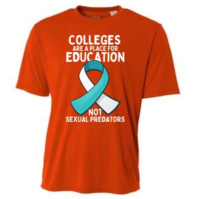 Sexual Assault Awareness Sexual Harrast Survivor Gift Cooling Performance Crew T-Shirt