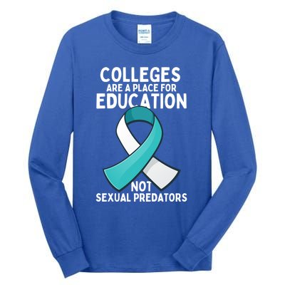 Sexual Assault Awareness Sexual Harrast Survivor Gift Tall Long Sleeve T-Shirt