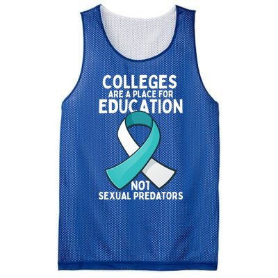 Sexual Assault Awareness Sexual Harrast Survivor Gift Mesh Reversible Basketball Jersey Tank