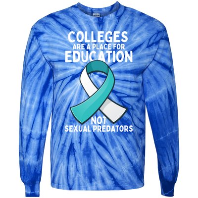 Sexual Assault Awareness Sexual Harrast Survivor Gift Tie-Dye Long Sleeve Shirt