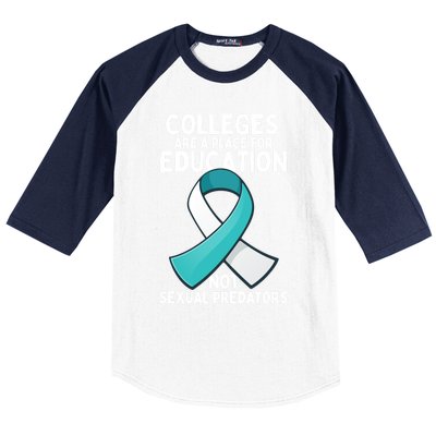 Sexual Assault Awareness Sexual Harrast Survivor Gift Baseball Sleeve Shirt