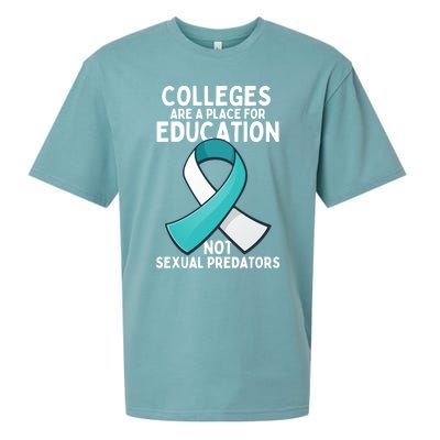 Sexual Assault Awareness Sexual Harrast Survivor Gift Sueded Cloud Jersey T-Shirt