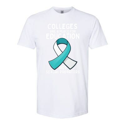 Sexual Assault Awareness Sexual Harrast Survivor Gift Softstyle CVC T-Shirt