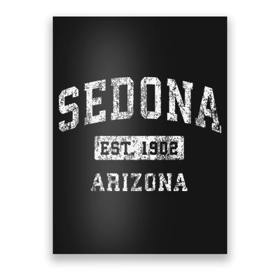 Sedona Arizona Az Vintage Established Poster