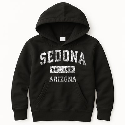 Sedona Arizona Az Vintage Established Kids Hoodie