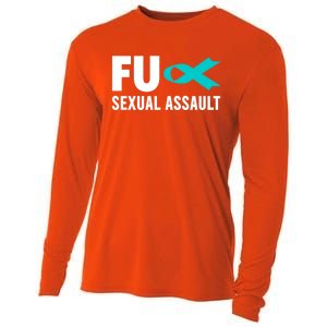 Sexual Assault Awareness Gift Cute Gift Fu Sexual Assault Awareness Gift Cooling Performance Long Sleeve Crew