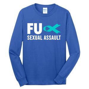 Sexual Assault Awareness Gift Cute Gift Fu Sexual Assault Awareness Gift Tall Long Sleeve T-Shirt