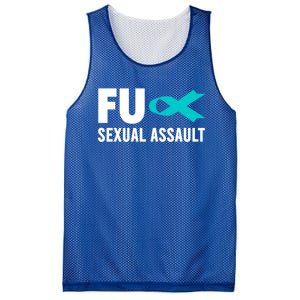 Sexual Assault Awareness Gift Cute Gift Fu Sexual Assault Awareness Gift Mesh Reversible Basketball Jersey Tank