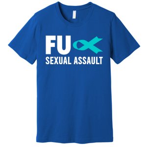 Sexual Assault Awareness Gift Cute Gift Fu Sexual Assault Awareness Gift Premium T-Shirt