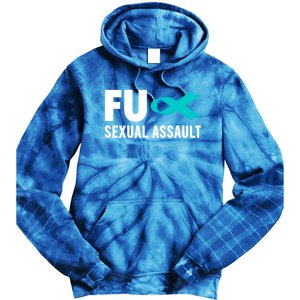 Sexual Assault Awareness Gift Cute Gift Fu Sexual Assault Awareness Gift Tie Dye Hoodie