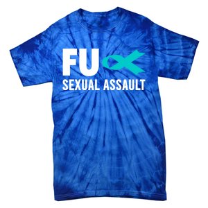 Sexual Assault Awareness Gift Cute Gift Fu Sexual Assault Awareness Gift Tie-Dye T-Shirt