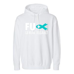 Sexual Assault Awareness Gift Cute Gift Fu Sexual Assault Awareness Gift Garment-Dyed Fleece Hoodie