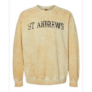 St Andrews Athletic Arch College University Alumni Colorblast Crewneck Sweatshirt