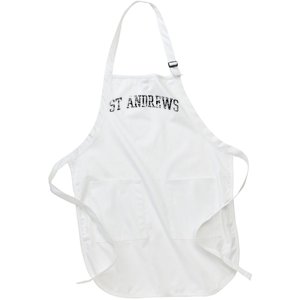 St Andrews Athletic Arch College University Alumni Full-Length Apron With Pockets