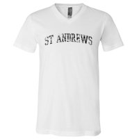 St Andrews Athletic Arch College University Alumni V-Neck T-Shirt