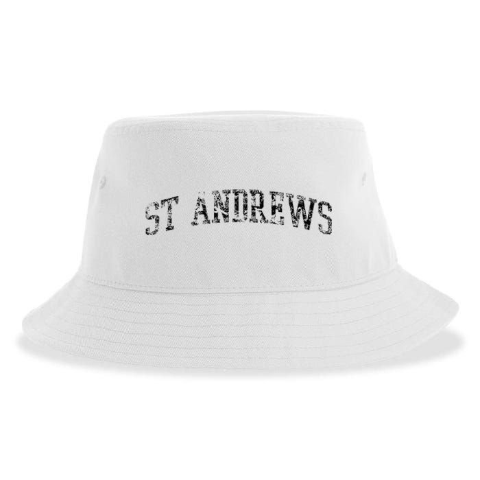 St Andrews Athletic Arch College University Alumni Sustainable Bucket Hat