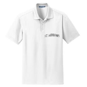 St Andrews Athletic Arch College University Alumni Dry Zone Grid Polo