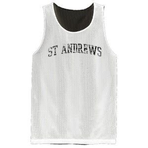 St Andrews Athletic Arch College University Alumni Mesh Reversible Basketball Jersey Tank