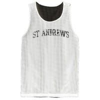 St Andrews Athletic Arch College University Alumni Mesh Reversible Basketball Jersey Tank