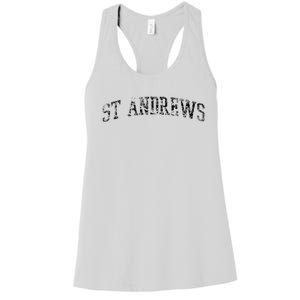 St Andrews Athletic Arch College University Alumni Women's Racerback Tank