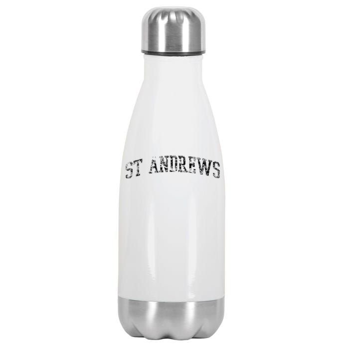 St Andrews Athletic Arch College University Alumni Stainless Steel Insulated Water Bottle