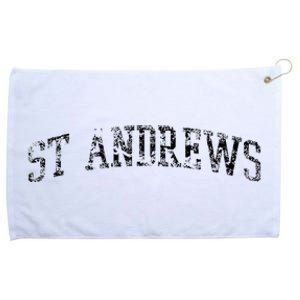 St Andrews Athletic Arch College University Alumni Grommeted Golf Towel