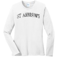 St Andrews Athletic Arch College University Alumni Ladies Long Sleeve Shirt