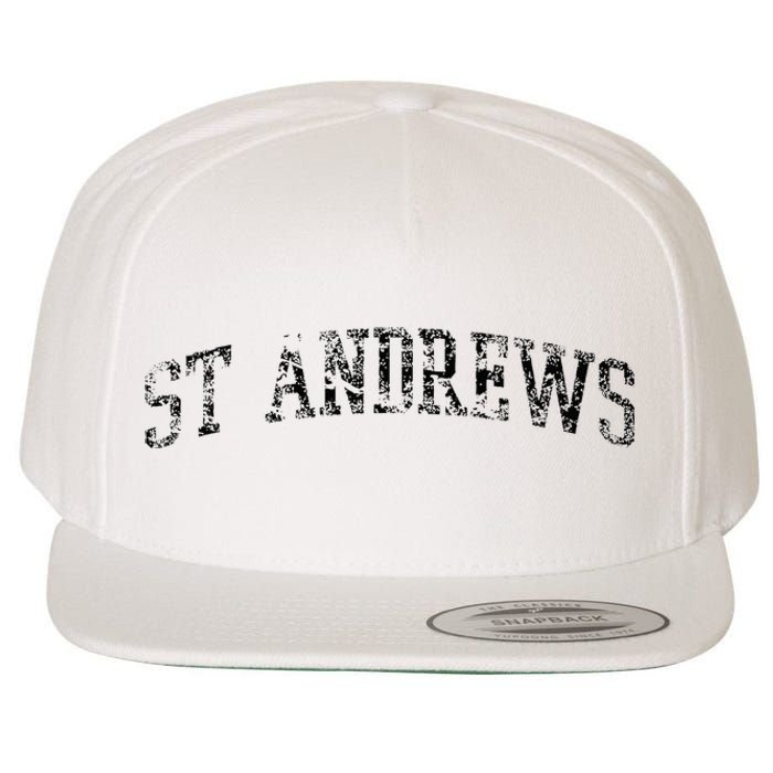 St Andrews Athletic Arch College University Alumni Wool Snapback Cap