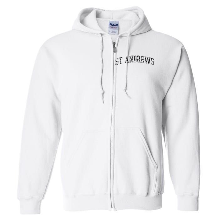 St Andrews Athletic Arch College University Alumni Full Zip Hoodie