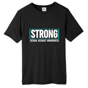 Sexual Assault Awareness Strong Gift Sexual Assault Awareness Gift Tall Fusion ChromaSoft Performance T-Shirt